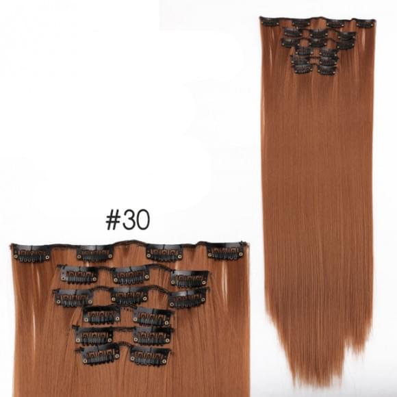 Комплект волос 8 прядей 60 см #r30