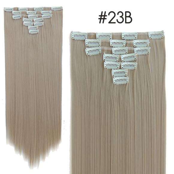 Комплект волос 10 прядей 65 см #23B - Песочный русый