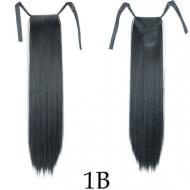 Искусственные хвосты прямые 65 см #1b Искусственные хвосты прямые 65 см #1b