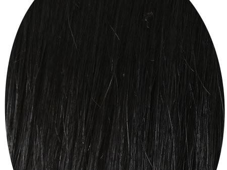 Натуральные волосы 8 прядей №1 — Черные — 140 гр.