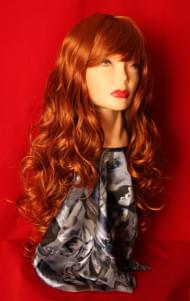 Искусственный парик кудрявый (рыжий) Искусственный парик кудрявый (рыжий)