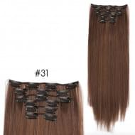 Комплект волос 8 прядей 60 см #r31 Комплект волос 8 прядей 60 см #r31