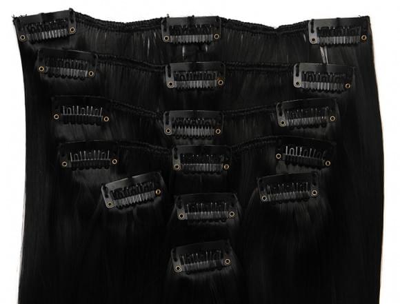 Искусственные термостойкие волосы 8 прядей 60 см прямые Искусственные термостойкие волосы 8 прядей 60 см прямые